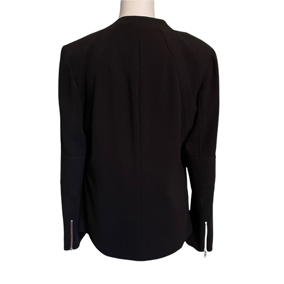 Maison Scotch Punk Radar Scotch & Soda Black Blazer Moto Style Sleeves Large/ - Picture 2 of 15